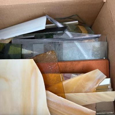 Stained Glass Pieces & Crafting Supplies