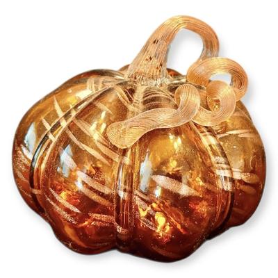 Blown Glass Pumpkin