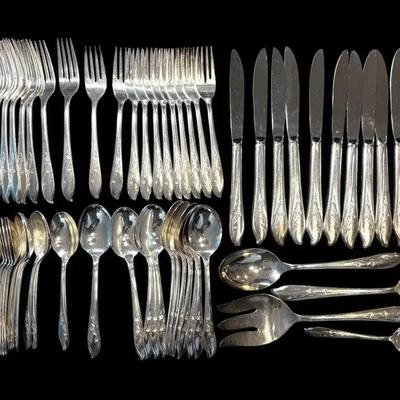 1847 Roger Bros. Springtime Flatware