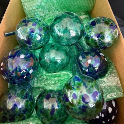 Glass Watering Globe Gardening Stakes by Allen + Roth