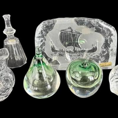 Fenton Glass Angel with August Birthstone, Art Glass Paperweights, & More