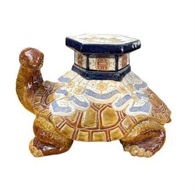 Sale Photo Thumbnail #26: Lot 073
Chinese Turtle Garden Seat or Planter, Vintage
