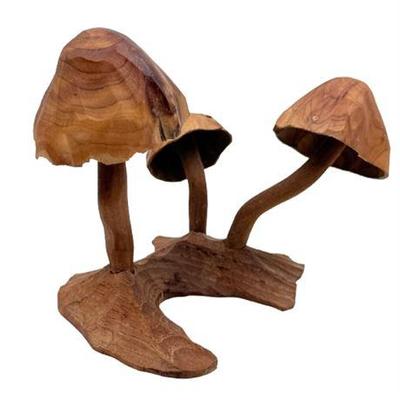 Sale Photo Thumbnail #49: Lot 185   
Fred Gunther Multi-Wood. Carved Mushroom Sculpture 1978