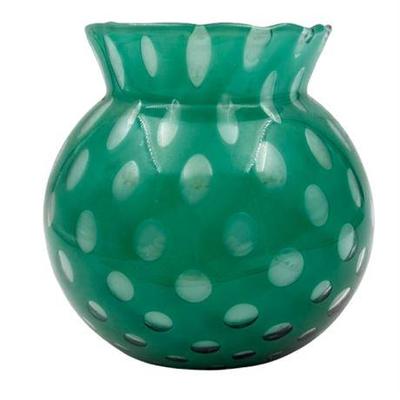 Sale Photo Thumbnail #18: Lot 017- 229   
Italian Art Glass Cased Controlled Bubble Vase