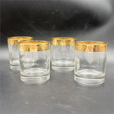 Sale Photo Thumbnail #52: Lot 201  
Cellini, Double Rock Glasses, Made in Italy, Four (4)