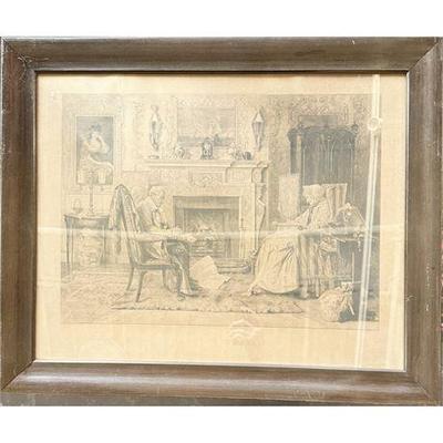 Sale Photo Thumbnail #22: Lot 043-E
Walter Dendy Sadler, The Skein, 1890 Etching
