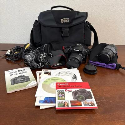 Canon Rebel EOS XS Camera And Accessories 