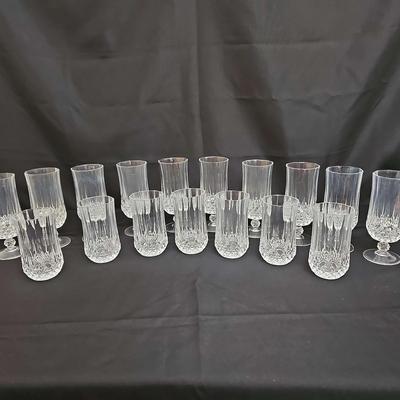 Longchamp Crystal Tea And Water Glasses 