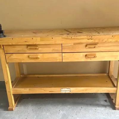 Workbench And Vise