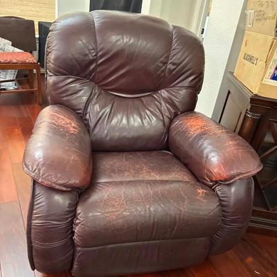 Brown Manual  Recliner