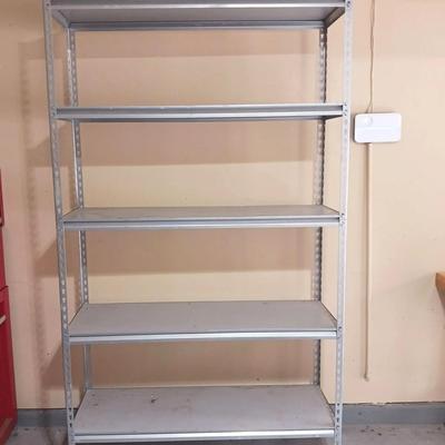 Gray Metal Shelf
