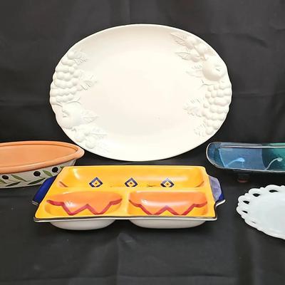 5 Serving Platters 