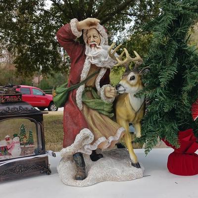 Santa With Deer and More