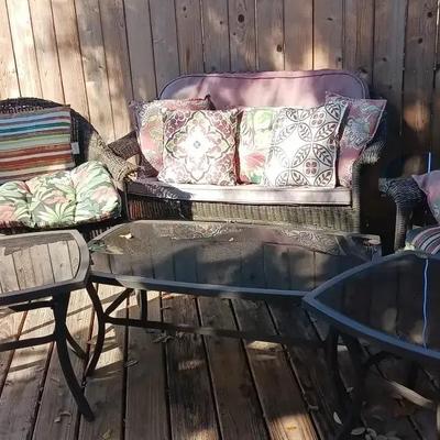 Outdoor Wicker Set