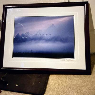 Out Of the Mist Thomas Mengelsen Signed Framed Print 