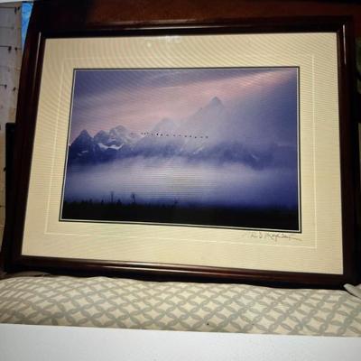 Out Of the Mist Thomas Mengelsen Signed Framed Print 