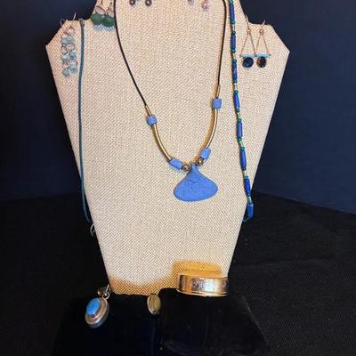 Jewelry in Greens & Blues