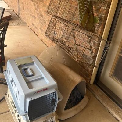 Indigo Small Pet House, Live Animal Traps, Two Pet Carriers