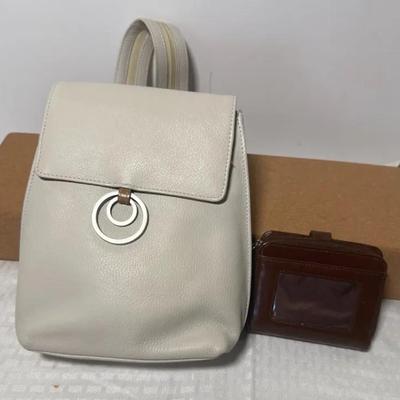 Kenneth Cole Reaction Wallet And FANCY Two Tones Mini Backpack