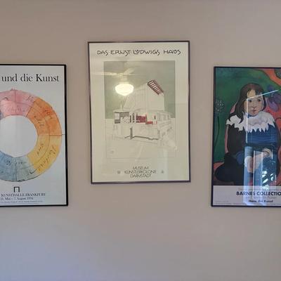 German Art Museum Giclée Exhibition Prints, Framed