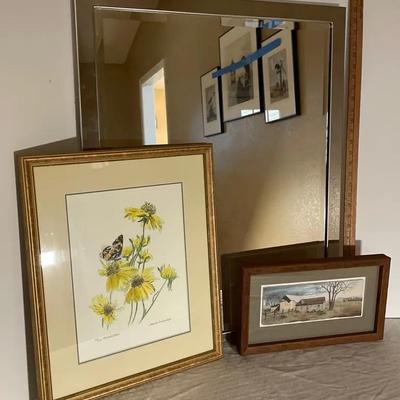 Mirror, Botanical And Landscape Print