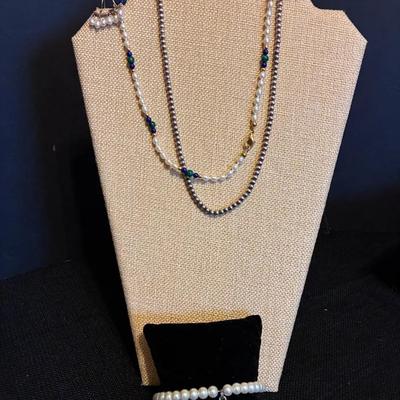 Pearl Bracelet & Bead Necklaces