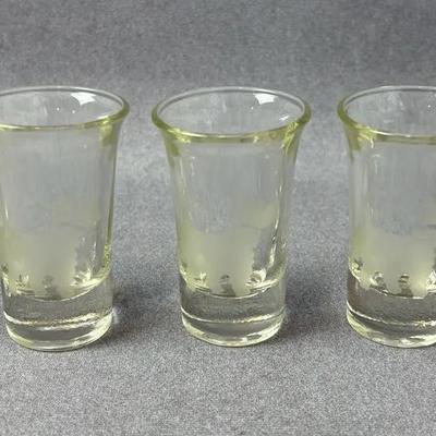 Set of Frosted Corgi Shot Glasses