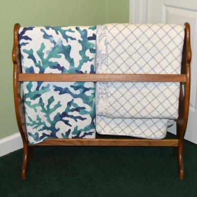 Sale Photo Thumbnail #128: Quilts and Rack 