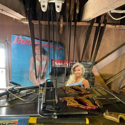 Large Lot Of Saws