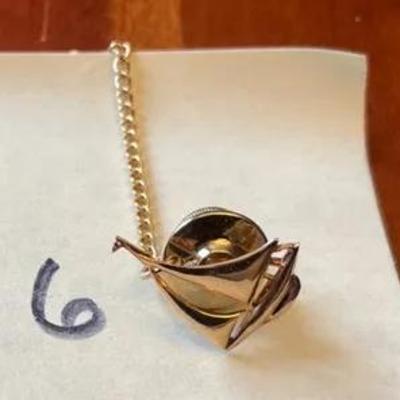 14k Gold Sailboat Tack