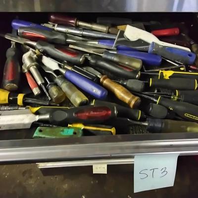 Lot Of Various Tools In Drawer