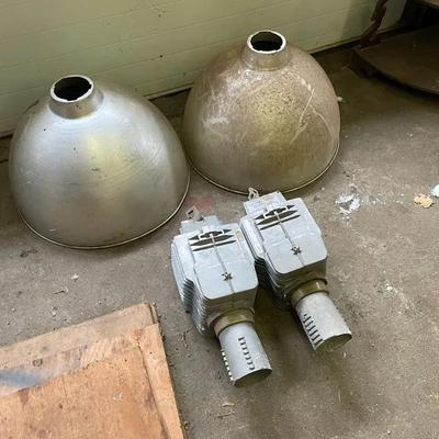 Two Huge Industrial Light Fixtures