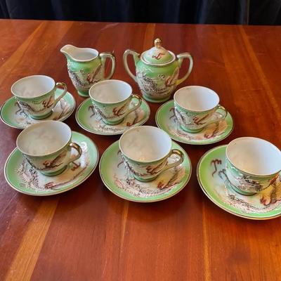 Set Of Vintage Fairyland China Dragonware Made In Japan