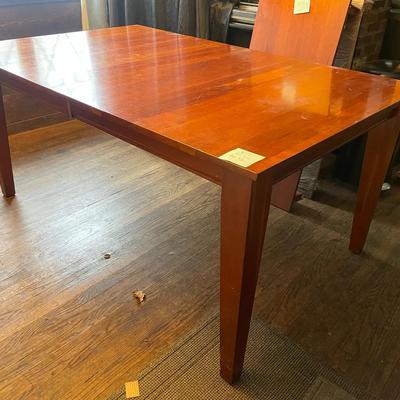 Rectangular Dining Table With Two Leaves