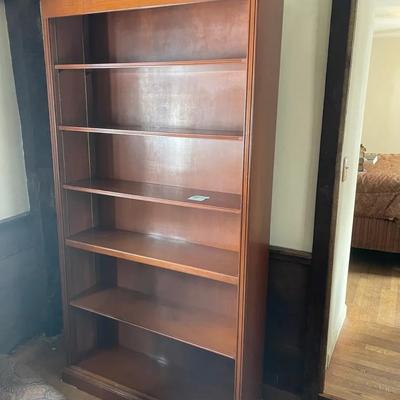 Tall Wooden Bookshelf