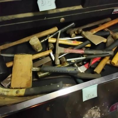 Lot Of Hammers And Mallets 