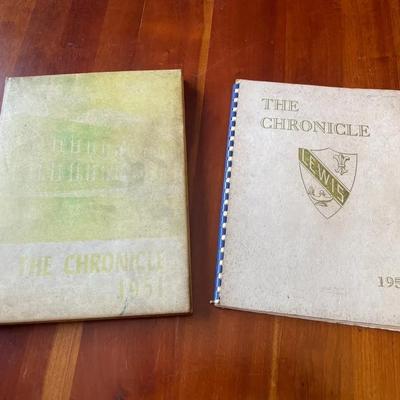 Two Vintage Year Books