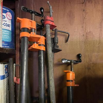 Large Lot Of Clamps