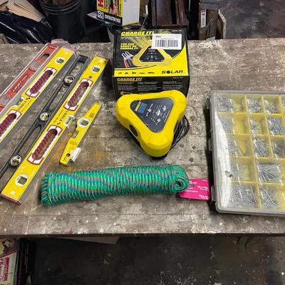 Lot Of Various Tools Including A Battery Charger