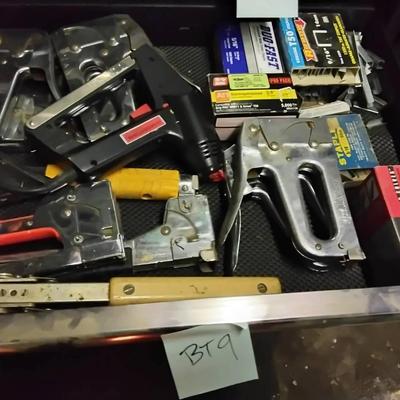 Lot Of Staplers And Staples