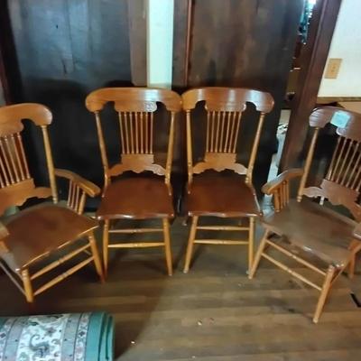 Lot Of 4 Dining Chairs 