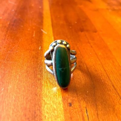 Handcrafted Ring With Oval Stone