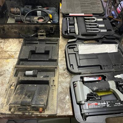 Lot Of 4 Cases Of Power Tools