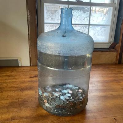 Large Jug Of Coins