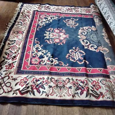 Blue And Red Area Rug