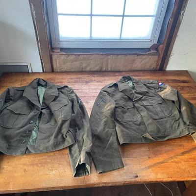 Two Vintage Military Jackets