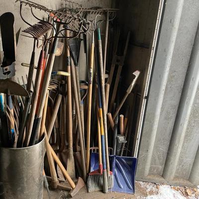 Large Lot Of Landscaping Tools 