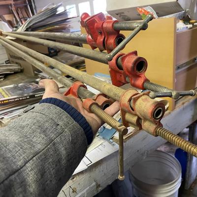 Lot Of Very Long Clamps