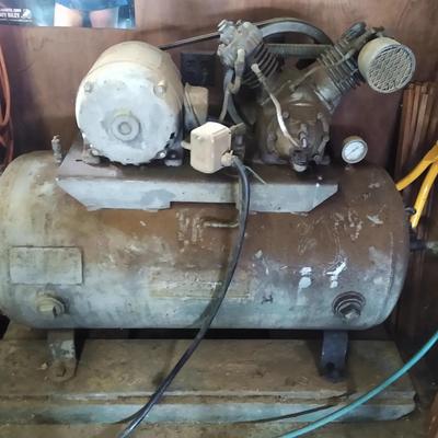 WORKING Large Vintage Westinghouse Air Compressor