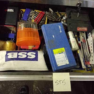 Lot Of Various Tools In Drawer